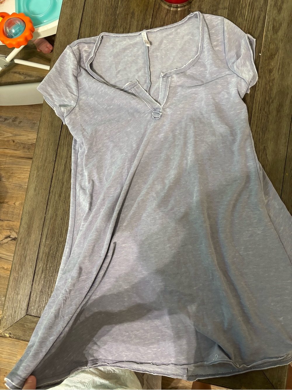 Z-Supply Light Lavender Short Sleeve Tunic dress